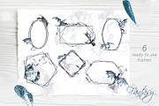 Hand-Painted Fantasy Clipart Set, a Decorative Illustration by ArtCreationsDesign (Thumbnail 4 of 5)