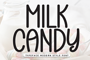 Milk Candy | Script Font, a Script Font by Scratchones (Thumbnail 1 of 8)