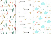 Baby Patterns! Cute Indians!, a Pattern Graphic by Irene_Boiko_ART (Thumbnail 6 of 11)