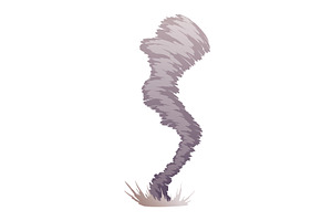 Tornado Twister Cyclone or Hurricane, an Object Illustration by the8monkey