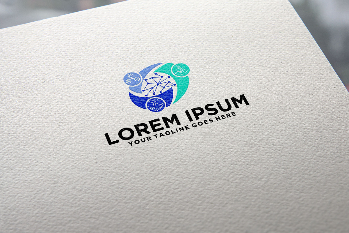 Professional networks idea logo, a Branding & Logo Template by REDVY CREATIVE