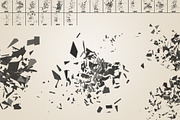 20 Fractured Shatter Brushes, a Brush Add-On by Layerform Design Co. (Thumbnail 2 of 4)