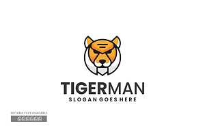 Tiger Simple Mascot Logo, a Branding & Logo Template by ivan_artnivora