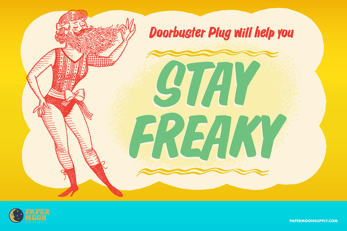 Doorbuster Plug Sign Painter Font, a Font by Paper Moon Graphic Supply (Photo 7 of 10)