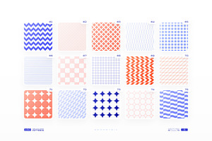 150 Geometric Seamless Patterns Set