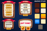 Cartoon Game GUI Pack, a Templates & Theme by SHMEL_Studio (Thumbnail 2 of 4)
