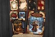 Victorian Christmas Junk Journal KIT, a Seasonal Illustration by ThatsDesignArt (Thumbnail 8 of 20)