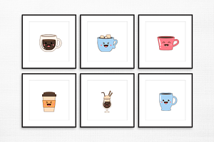 Cute Coffee Cup Illustration