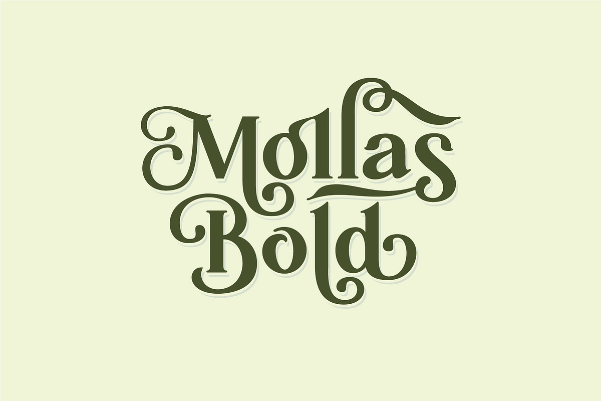 Mollas Typeface, a Serif Font by alit design (Photo 6 of 18)