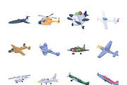Fly Jets 3D Icons Pack | Airplane, a Cars & Vehicle 3D Model by Vector Portal (Thumbnail 4 of 6)