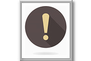 Fine Exclamation Icon, a Texture Graphic by FineArtStudio (Thumbnail 3 of 3)