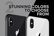 iPhone X Mockup - Slightly Rotated, an iPhone Mockup by Mockups & Illustrations (Thumbnail 4 of 13)