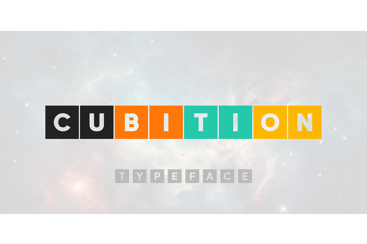 Cubition Font, a Sans Serif Font by NicolassFonts (Photo 1 of 5)