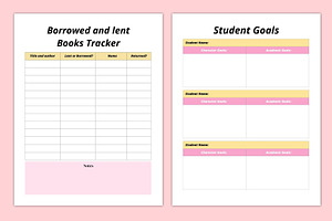 2024 Student Planner Canva Template