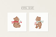 Christmas bear, a Pattern Graphic by Olena Kuznietsova (Thumbnail 3 of 10)