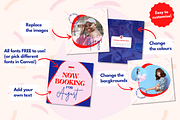 Bold Canva Instagram Post Template, a Social Media Template by Kurly Creative (Thumbnail 3 of 9)