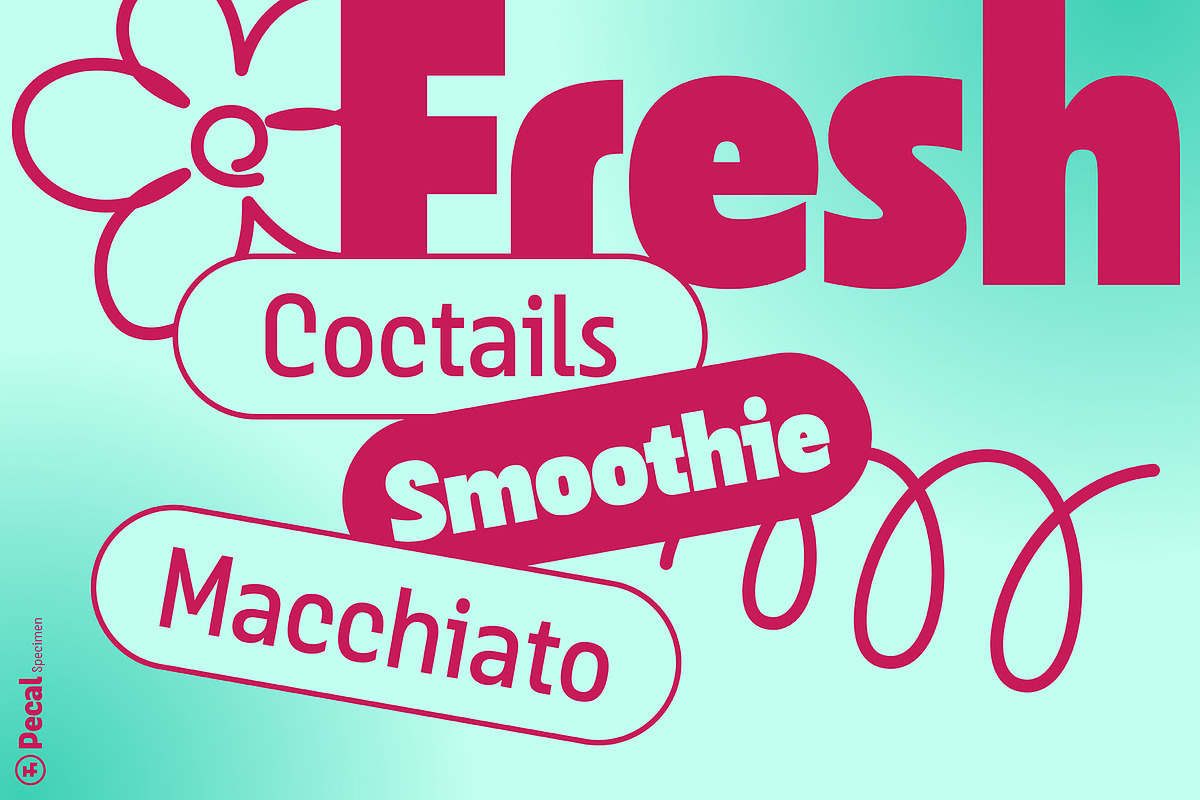 Pecal Modern Sans Serif, a Sans Serif Font by Hurufatfont (Photo 8 of 15)