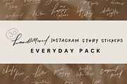 30 Everyday Instagram Story Stickers, a Decorative Illustration by Joyscript (Thumbnail 1 of 7)