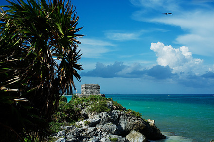 Ruins of tulum featuring tulum, mexico, and sun