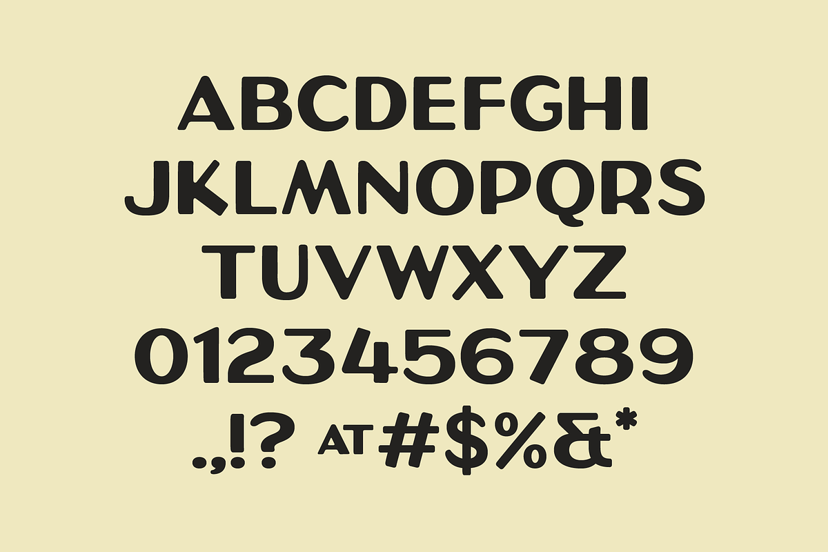 AL Glacier, a Sans Serif Font by Adam Lock (Photo 3 of 6)