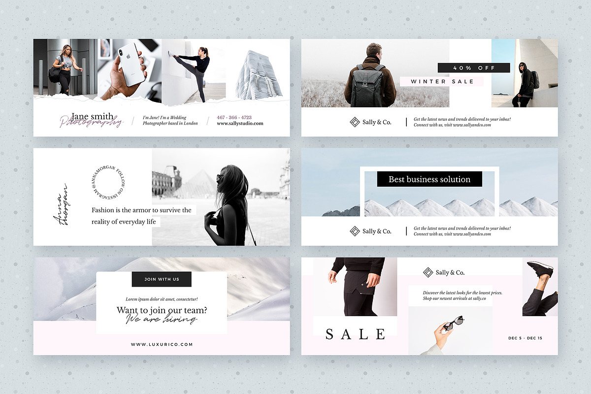 Modern Facebook Cover Pack - Canva, a Social Media Template by Crevo Studio (Photo 7 of 14)