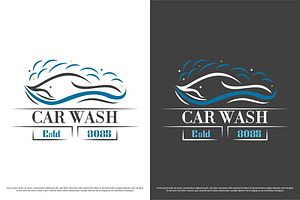 Car Wash Logo Design Template, a Branding & Logo Template by Morvana Crew