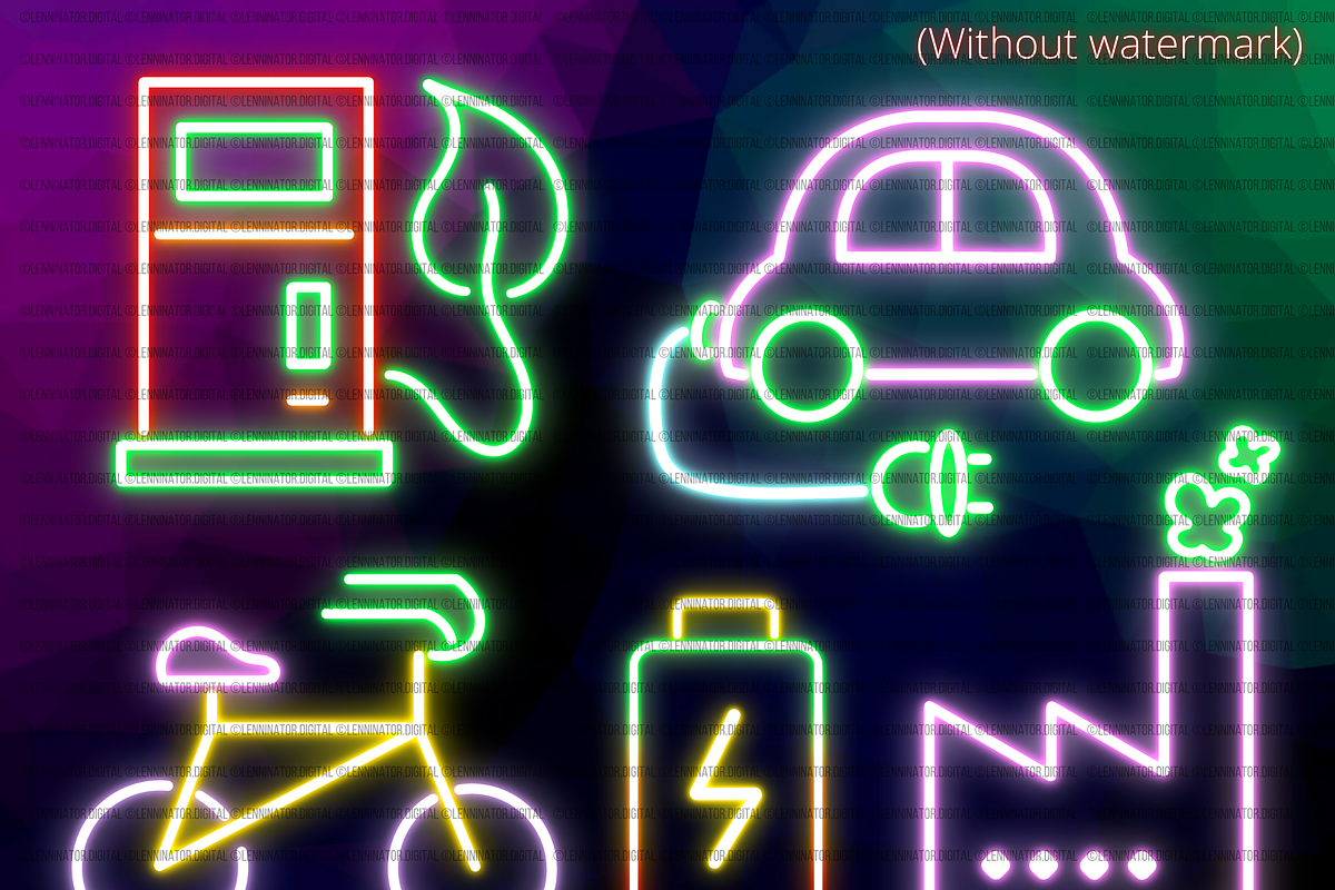 Neon Eco Bio PNG Clipart, an Education Illustration by Lenninator Digital (Photo 3 of 7)