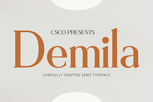 Demila Modern Font