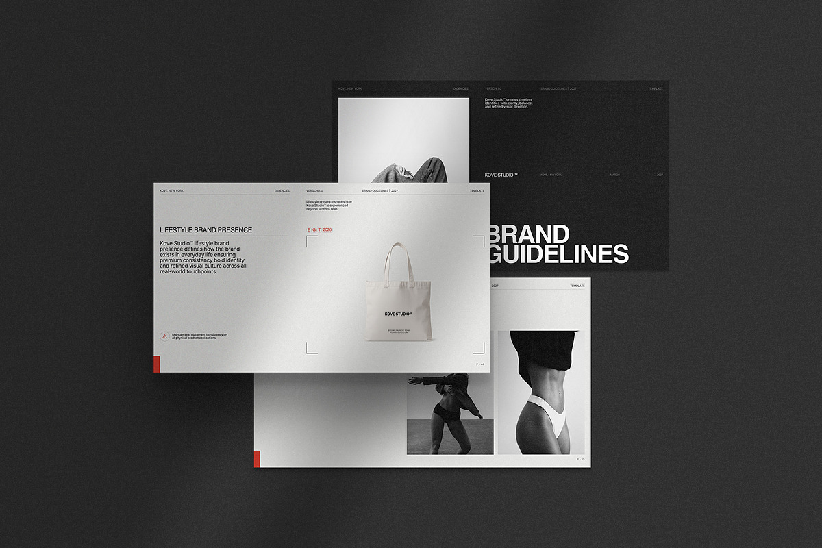 KOVE | Brand Guidelines Template, a Branding & Logo Template by Prapti Design (Photo 8 of 11)