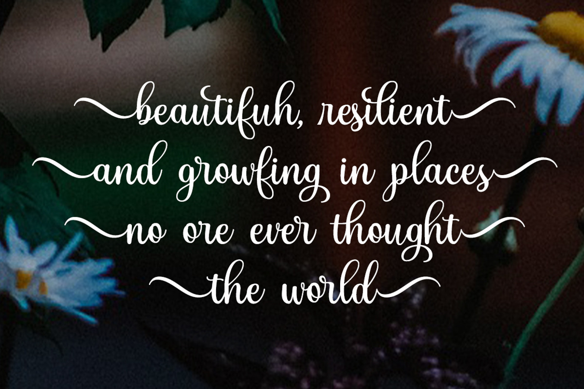 The Mountaine, a Script Font by Matra Creative (Photo 6 of 11)