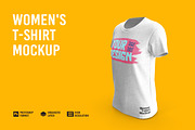 Women's T-Shirt Mockup, a Shirt Mockup by Aprndy85 (Thumbnail 1 of 3)