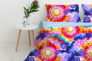 Sunset Tie Dye, a Pattern Graphic by PATTERNBASE (Thumbnail 4 of 9)