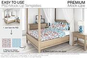Bed Linens Bundle - 30 Mockups, an Apparel Mockup by mock-ups (Thumbnail 30 of 35)