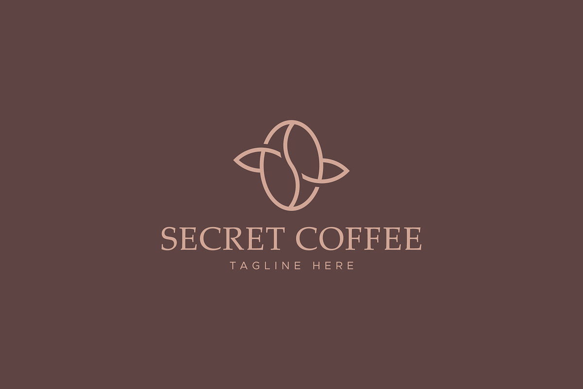 Secret Coffee Logo Bean Roasted, a Branding & Logo Template by Signatoro (Photo 1 of 2)