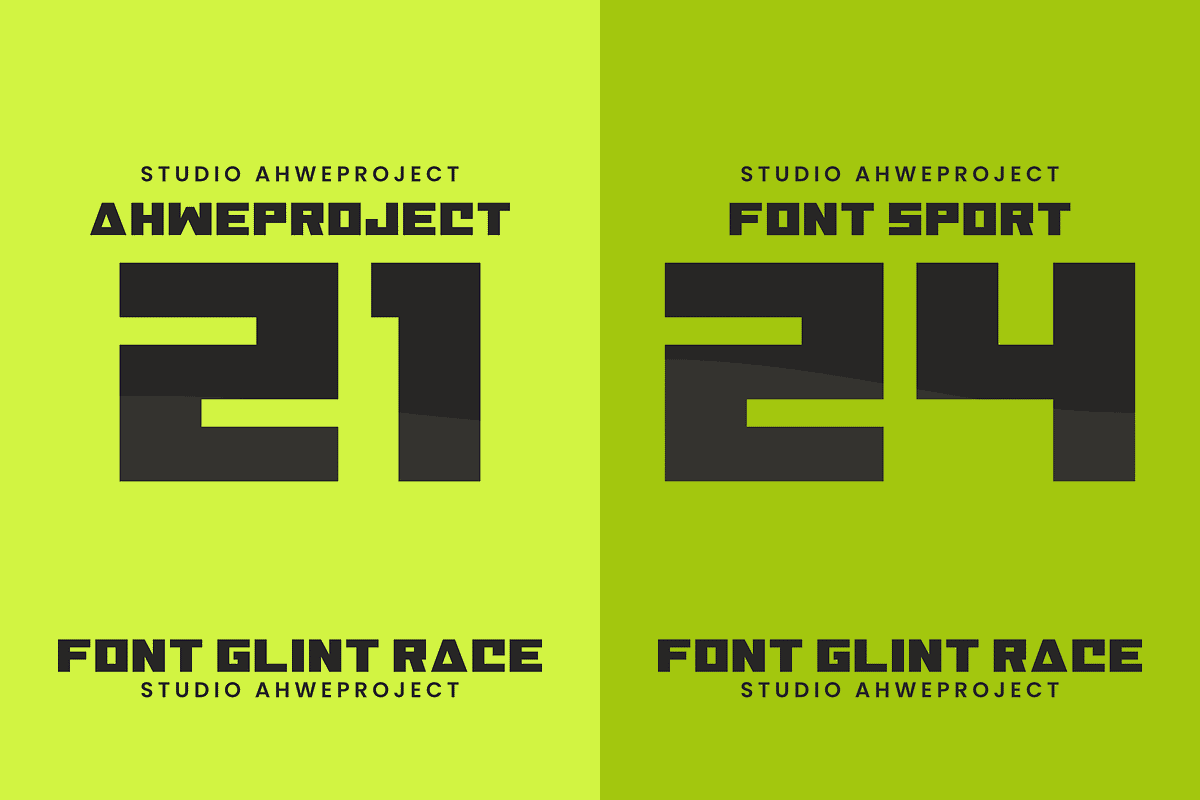 Glint Race, a Sans Serif Font by ahweproject (Photo 8 of 8)