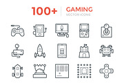 100+ Gaming Vector Icons, an Outline Icon by Vectors Market (Thumbnail 1 of 3)