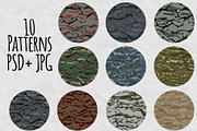 Worm Camouflage Patterns, a Pattern Graphic by 3Y_Design (Thumbnail 2 of 5)