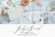 Baby's Breath Styled Stock Photos, an Advertising Mockup by Muse Mockups (Thumbnail 1 of 7)