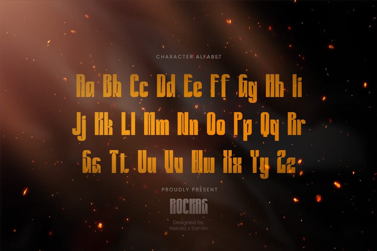 Rocket - Modern Display Font, a Sans Serif Font by Luna Shop (Photo 5 of 7)