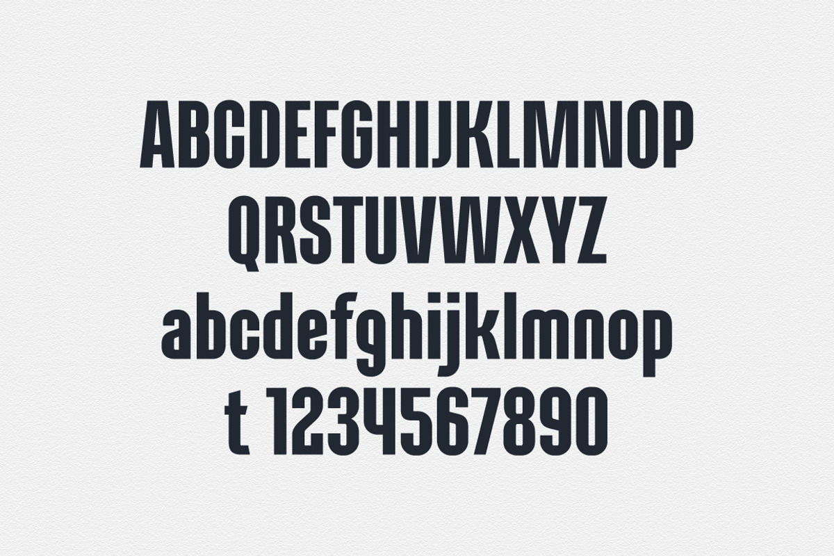 Alterhard Condensed Strict Font preview 7