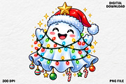 Cute Christmas Ghost PNG Design, an Object Graphic by Zahyl Studio (Thumbnail 1 of 7)