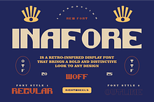 INAFORE - Retro Display Font