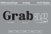 Grabag, a Serif Font by Differentialtype (Thumbnail 1 of 10)