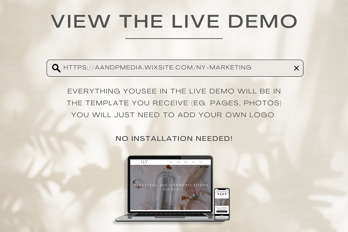 Wix Website Template for Marketing, a Wix Template by Cosmic Design (Photo 8 of 9)