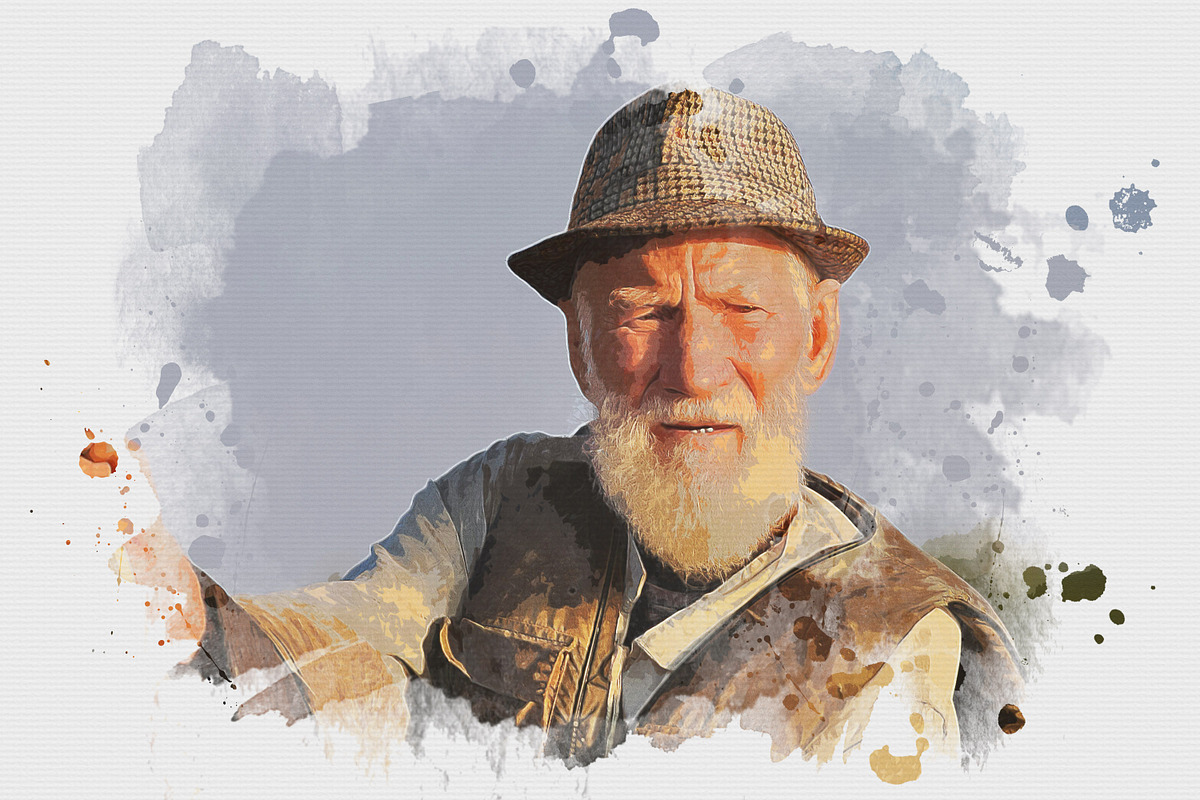 Artistic Watercolor Paint Effect, an Action Add-On by liptouse (Photo 9 of 9)