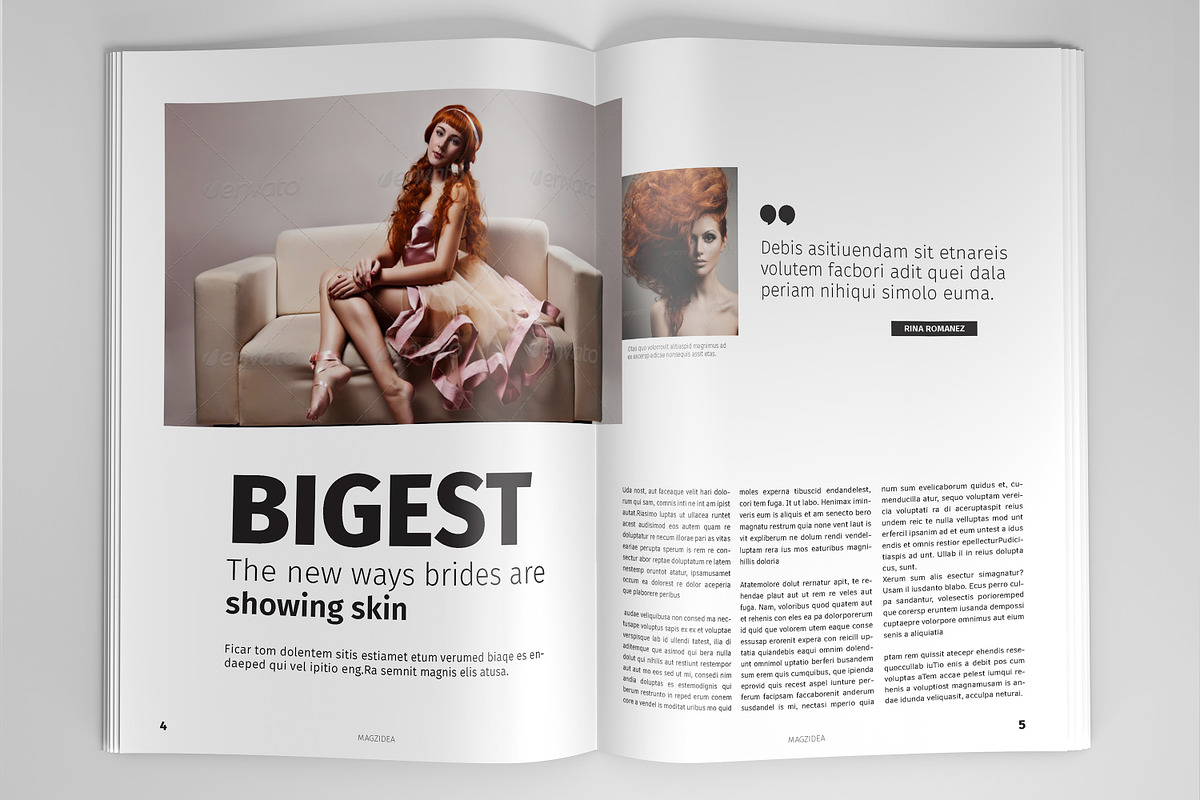 A4 & US Letter Multipurpose Magazine, a Magazine Template by DesignCorner (Photo 3 of 5)