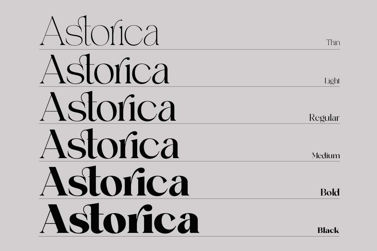 Astorica Display -  Font Family, a Serif Font by Zane Studio (Photo 12 of 16)