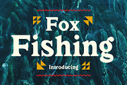 Fox Fishing Font, a Serif Font by Fox7 By Rattana (Thumbnail 1 of 9)