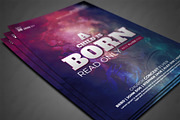 Church Flyer Template Service, Anniv, a Flyer Template by AfzaalGraphics (Thumbnail 3 of 4)