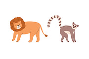 Cute wild animals set, an Animal Illustration by Good Studio (Thumbnail 2 of 3)